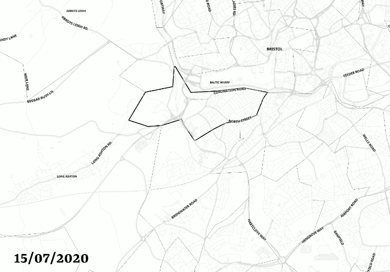 South Bristol Covid Map